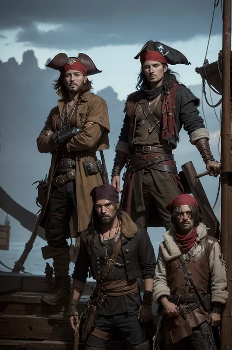 Post apocalyptic pirates with the name PIRATES OF THE NORTH 