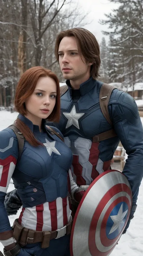 Captain America and winter soldier ,sex