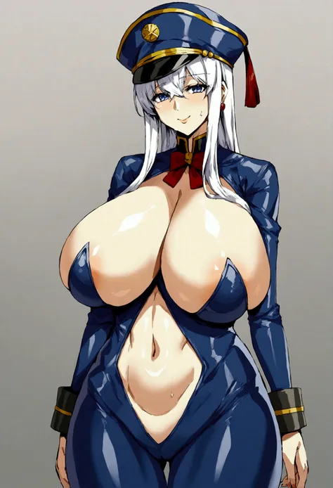 best quality masterpiece extremely detailed highres huge breasts Bodysuit jiangshi slave