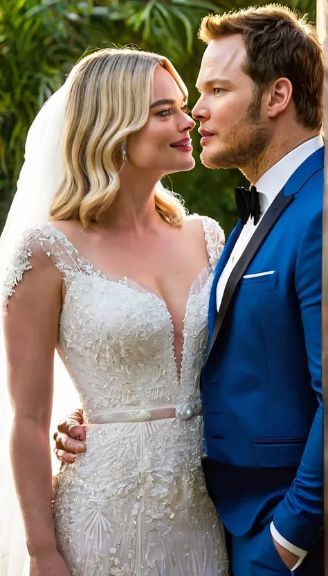 Chris Pratt e Margot Robbie como casal 