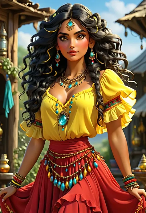 ((shulamite gypsy )) millions of yellow and red roses , stands tall and shows off your perfect figure at all times covers your e...