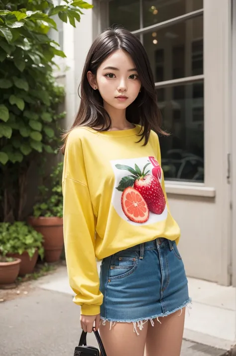 create a fruit-inspired clothing collection