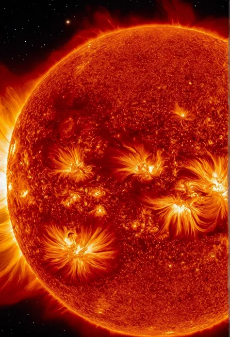 photo of the sun in the real universe 