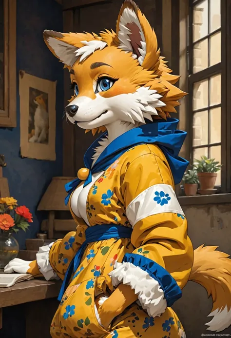 highres, top quality, best quality, paid reward available, High-quality illustrations by Johannes Vermeer, unparalleled masterpiece, perfect artwork, absurdres, perfect anatomy(highly detailed beautiful face and eyes)(angelic cute 1girl, kemono, solo focus...