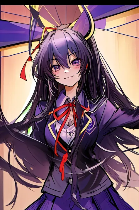 Masterpiece, Best Quality, HDR, high quality, High Definition, extremely detailed, tohka school, looking at the viewer, SMILE