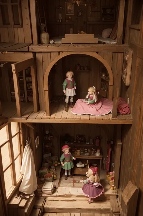 An image of Hansel and Gretel from the candy house story 