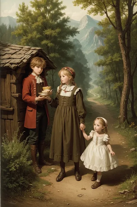 An image of Hansel and Gretel from the classic story 