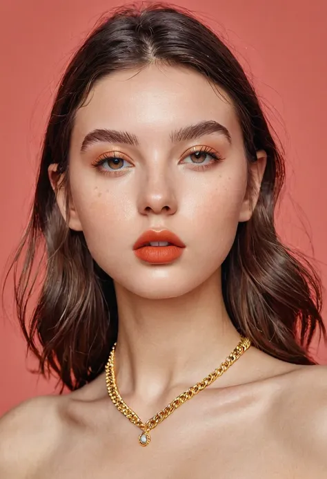 detailed portrait photo of a beautiful 20yo woman who is an instgram influencer, detailed rich background by clemens ascher