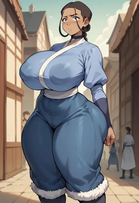 katara girl with a fat gigant  cock massive  massive nipples  big fat ass