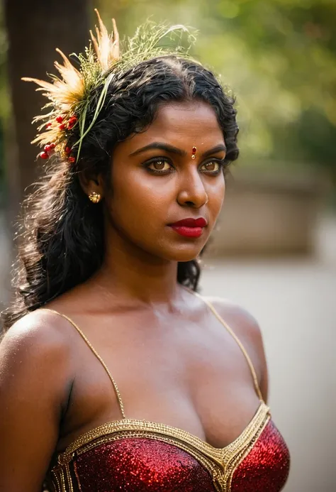 (((photo of a ancient kerala nude alien ))), (((black kali))) , (((Half Body))), (((very dark skin))), (((45 years old))), (((((very dark nipple and areola))))) (((plus size chubby tall))), (((huge busty milky wet big massive boobs))), (((nude thick thigh)...