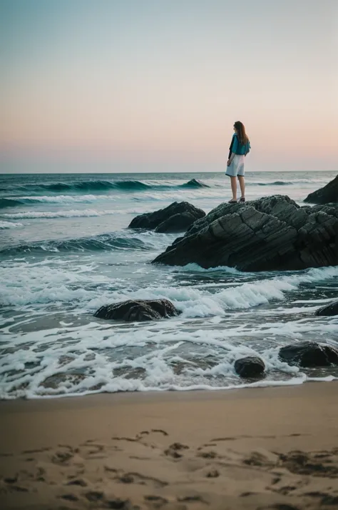 On the seashore