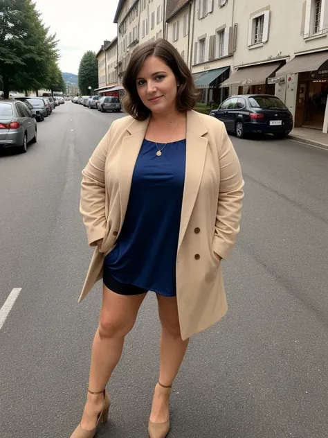 Madeline Lewis, 1girl, solo, (((consistent face and image))), ((brunette hair)), ((cranky hair)), ((40 years old chubby)), realistic, photorealistic, ((short hair)), (((Caucasian mature woman))), (Swiss woman), (Swiss nose), (Swiss thick lips), ((chubby)),...