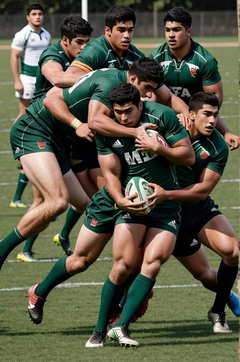 Conalep high school Rugby players