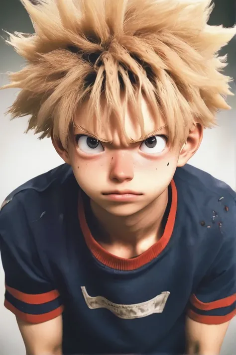 live-action、My Hero Academy、Kacchan、Bakugou、Around 20 years old、freckles