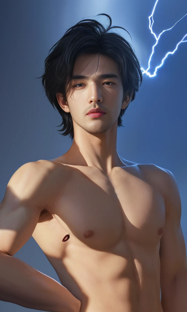 ((BEST quality,8k,Masterpiece:1.3)),upper body,,Sharp focus:1.2,Handsome Man with perfect figure,higly detailed facial and skin teksture,Detail eyes,double eyelids,interior view,ferpect lightning,