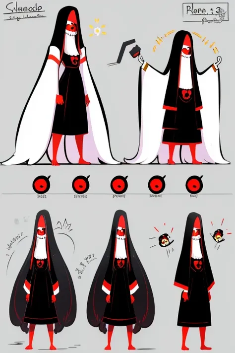 girl　Primary school students　Young Girl　小さいgirl　Height: 130cm　Standing picture Simple design　The dress is a one-piece　Long hair　Long Black Hair　Hair is black　Red eyes　Shoulder Bare