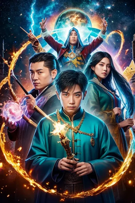 Kazakh family of wizards in the world of magic