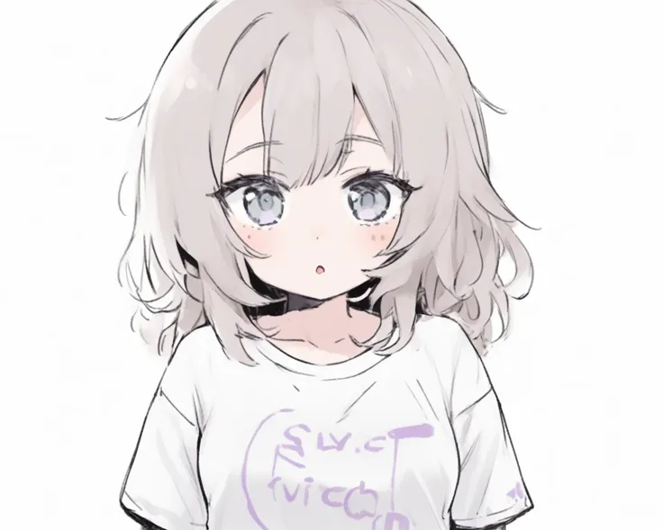 poppy avatar cute for twitch in t shirt white sfw