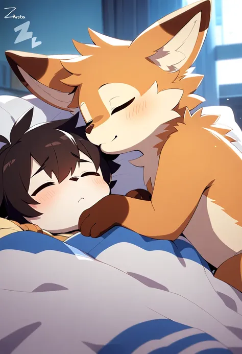 ((((furry、shota sucking his sleeping friend&#39;s dick、intense 、a lot of semen、))))