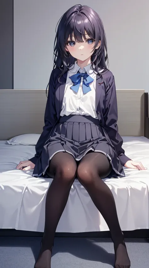 (the whole body from head to toe)、(full body)、(no shoes)、(blackpantyhoseの内側に白いパンティ)、(blackストッキングの内側に白いパンティ)、(panty shot)、(sittin...