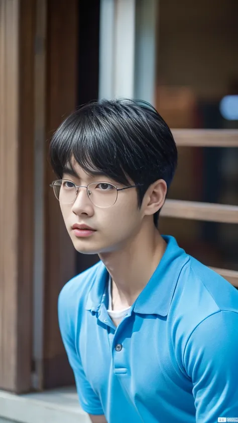 Asian alpha male in blue shirt looking at camera, Shin Jinying, Kim Do-young, Paint Ulzzang, Shen Quanrui, korean men, Shin Jin Young&#39;s Aesthetics, faceเกาหลีที่น่ารัก, handsome young man&#39;face, Jaeyong Nam, beautiful eyes、Kim Taejoon, Hyungtae, Ins...