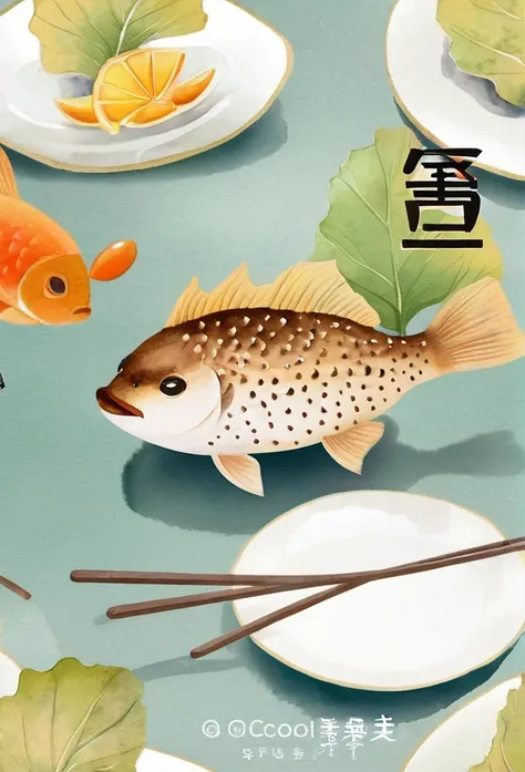 Illustration of pufferfish in the logo of a Japanese high-end puffer fish restaurant,The watercolor style is very cool, similar to calligraphy。
The logo of a high-end Japanese restaurant. The logo has a neat and stylish design with a white background.