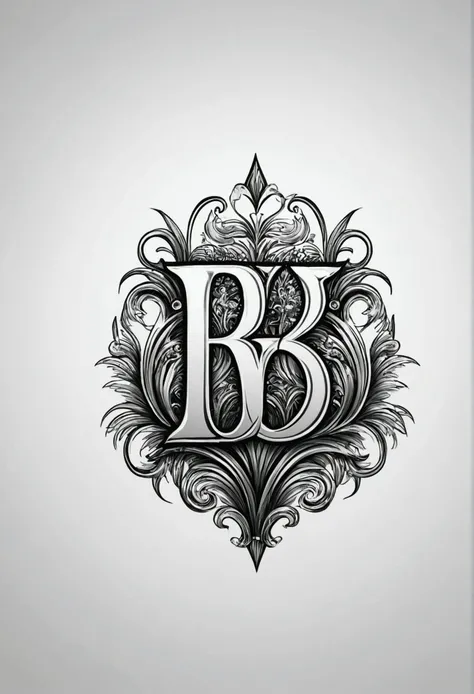 CREATE A LOGO WITH THE LETTERS bw
