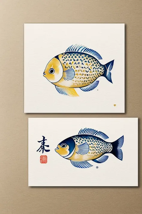 Stylish Japanese design in Ukiyo-e style. Logo for a Japanese high-end puffer fish restaurant. Illustration of puffer fish,The watercolor style is very cool, similar to calligraphy。
The logo of a high-end Japanese restaurant. The logo has a neat and stylis...