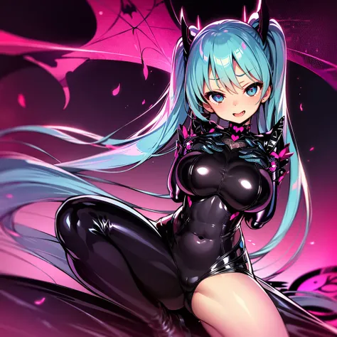 (masterpiece),(Highest quality),(Super detailed),(Best illustrations),(Best Shadow),(Absurd),(Detailed Background),(so beautiful)Hatsune Miku, 16K, 8k, 4K,(Best Shadow), (so beautiful), One person, alone, , , , (detailed beautiful eyes), Big Breasts, , hea...