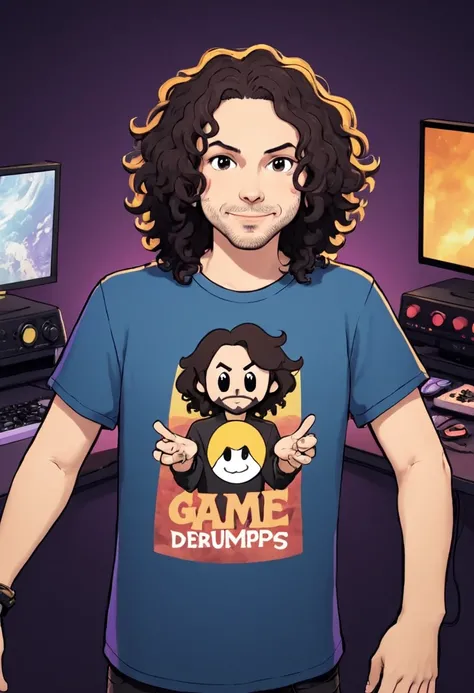 Dan Avidan de Game grumps, Anime de estúdio, no estilo de Duskfallcrew e Earthnicity