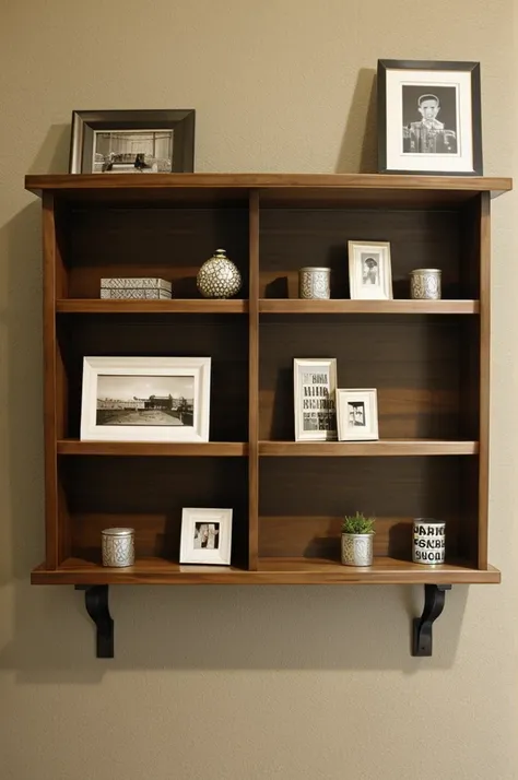 Presentation Shelf with Title on Concentration Camps , with design inspired by the movie or book “The Boy in Striped Pajamas”