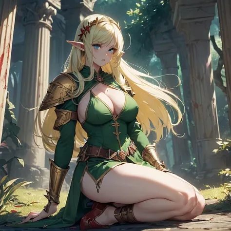 (absurdres, high fantasy artwork, best high quality image, carefuly detailed, very detailed features and textures, alone solo character, full body view, warhammer fantasy aesthetic)
{{(1character: 26 years old elf girl, (tall voluptuous body, long straight...