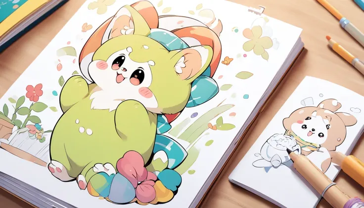 Cute Animal Coloring Book