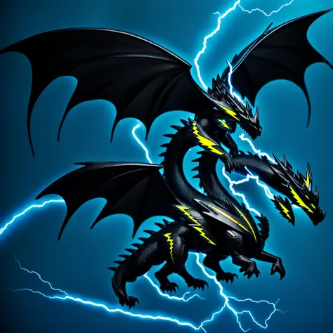 black lightning dragon