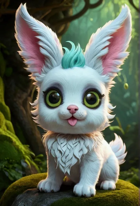 In a fantasy world full of surreal charm, Meet Wolpertinger, a super cute cartoon puppy. With oversized eyes and a playful grin, This adorable creature resembles a cartoon kitten or a cartoon duckling, but with the unique characteristics of a Wolpertinger....