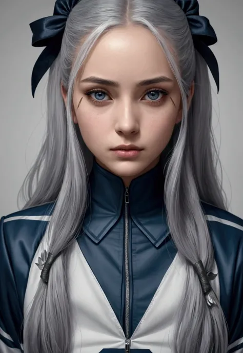 A once stunning cheerleader , now aged and imprisoned by a malevolent scientist, her once youthful appearance fading with gray hair and wearing her cheerleaders uniform as her only attire. This astonishing image captures the dichotomy of beauty and captivi...