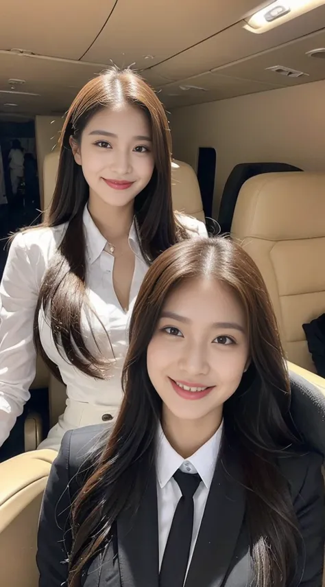 (On a luxurious private plane, you and Alyssa are sitting in comfortable leather seats, and the plane is already flying smoothly. Alyssa is the chief flight attendant of LED Company, and is famous for her professional service and charming smile. At this mo...