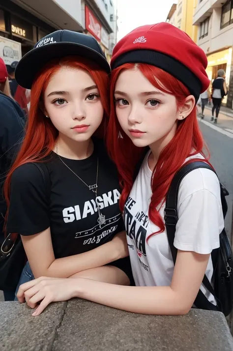 15 year old girls, redheadwear, quase nua