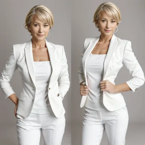 portrait of hmo1,  , headshot, woman, solo, woman in suit,  full body, full body shot, white background, no background, png, nat...