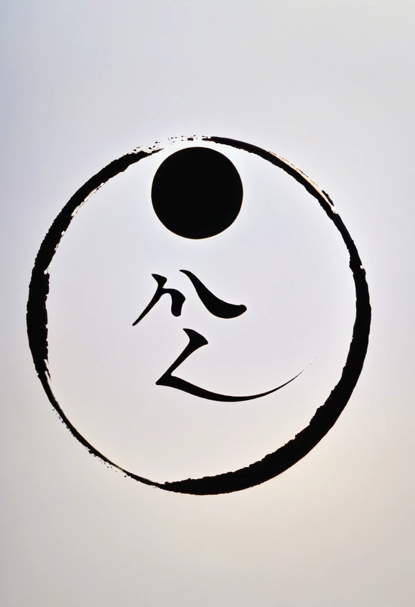 Create a zen symbol, a cirle