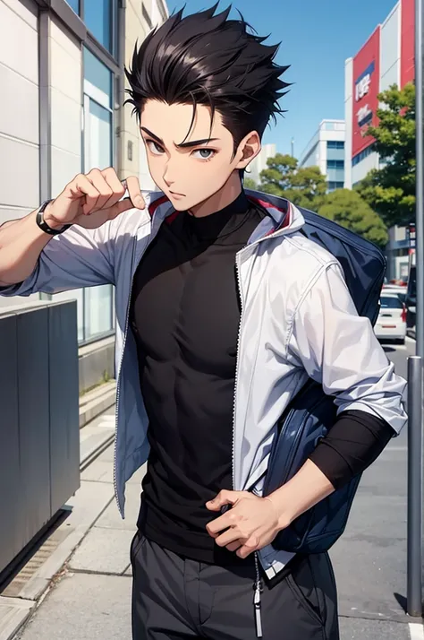 Japanese student style,,cool,,,A refreshing, athletic man,Still a virgin,,,boy,,,boys,,,Tall,My,Spiked Hair,charm,Slim figure,24-years-old,,The male protagonist is,Men&#39;s Center,With a confused look,,,,,Yeah.？why!?,,whyだ!?,,(Complete castrationされた:1.3),...