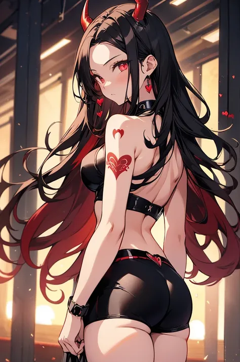 masterpiece, super detailed, high resolution, precision art, highly seductive anime girl. sexy and alluring, flawless dark red d...