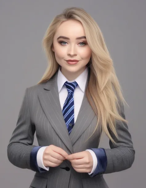 sabrinacarpenter,high quality, intricately detailed, hyper-realistic woman lawyer portrait photography, volumetric lighting, ful...