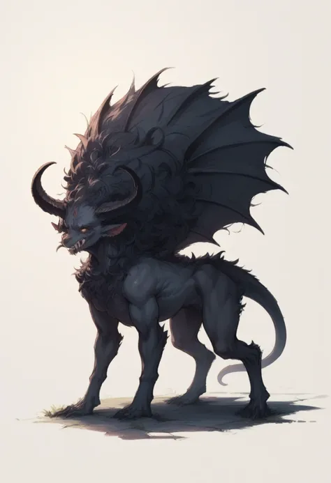 behemoth black quadrupedal monster