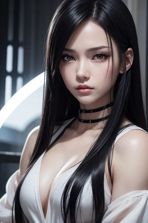 You could create a Black Rain anime character, she would have black hair, honey-colored eyes and almost pale white skin