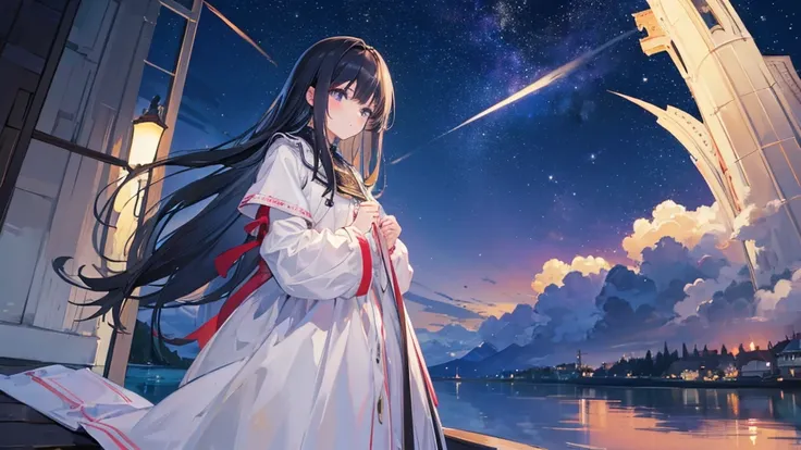 ((Highest quality)), ((masterpiece)), (detailed),Calm Night Sky