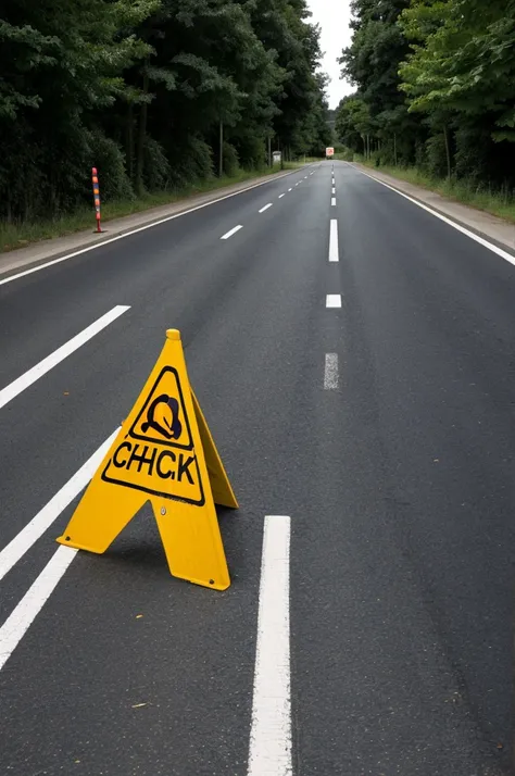 A traffic signage "look" and next to it there is a sign that says "Stop and check both sides before continuing to ensure safety." 