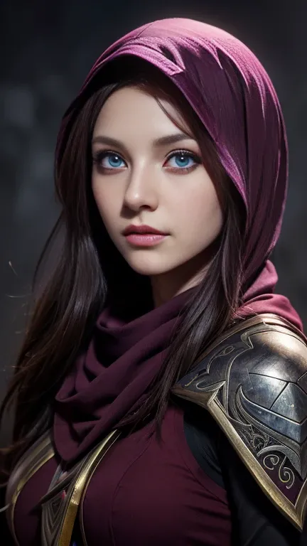 DOTA2, Templar Assassin, scarf covering mouth, break (masterpiece:1.2), highest quality, High resolution, unity 8k wallpaper, (shape:0.8), (beautiful and detailed eyes:1.6), highly detailed face, perfect lighting, Very detailed CG, (perfect hands, perfect ...