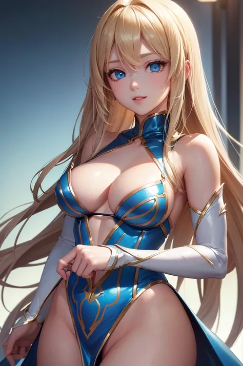 people、woman、blue eyes、Blonde Hair、smile、A sexy costume made of semi-transparent vinyl、Full body image、Very large breasts、Standing pose、
BREAK 背景はファンタジー都市 ,outdoor , BREAK looking at viewer, BREAK (masterpiece:1.2), Highest quality, High resolution, Unity ...