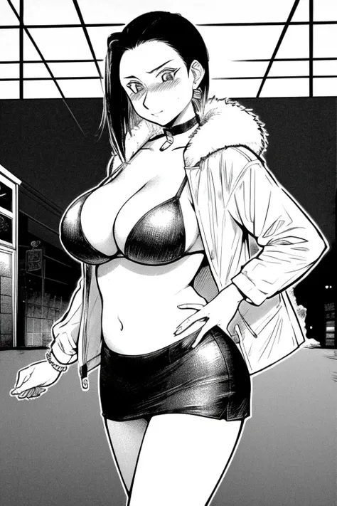 score_9, score_8_superior, score_7_superior, score_6_superior, score_5_superior, score_4_superior, sauce_anime, ganguro, Improve, alone, One girl, Yamamba, makesuperior, Sunburn, Prostitute, Prostitute, Mature Woman, Huge breasts, Wide Hips, Thick thighs, ...